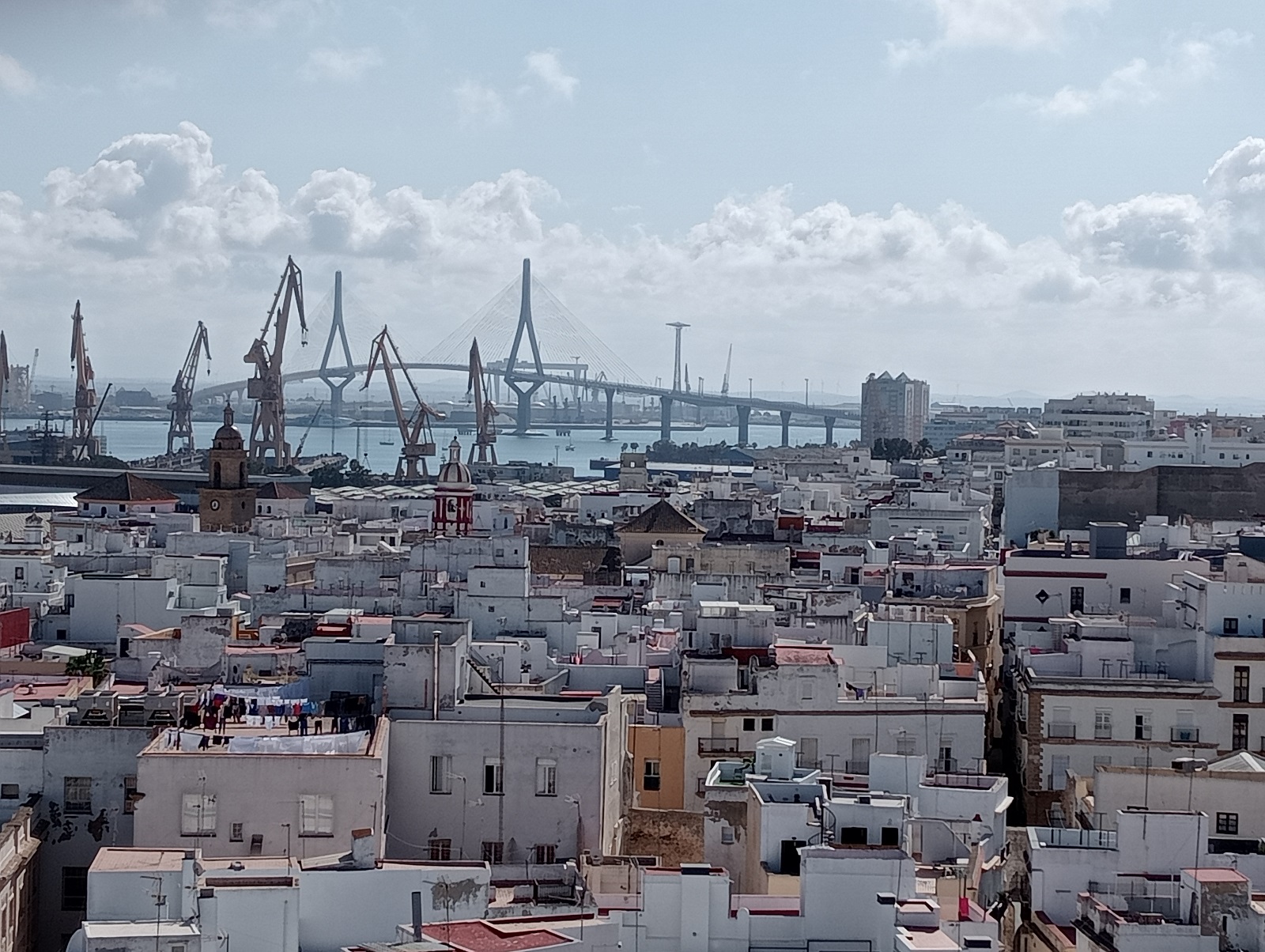 on top of Cathedral tower  -  view of the city